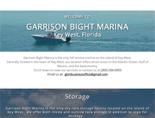 Tablet Screenshot of garrisonbightmarina.com