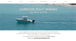 Desktop Screenshot of garrisonbightmarina.net